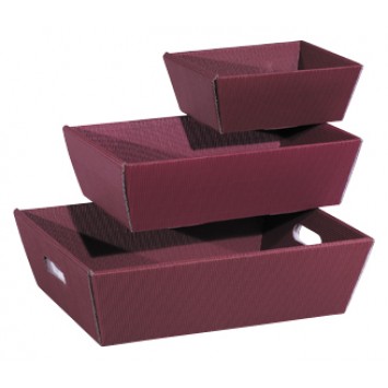 Hamper Tray Small Burgundy BRU-S-BY